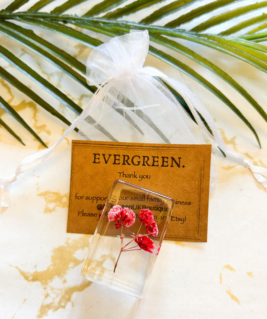 Natural Pressed Wildflower Crystal Resin Paper Weight - Wide Variety Available!