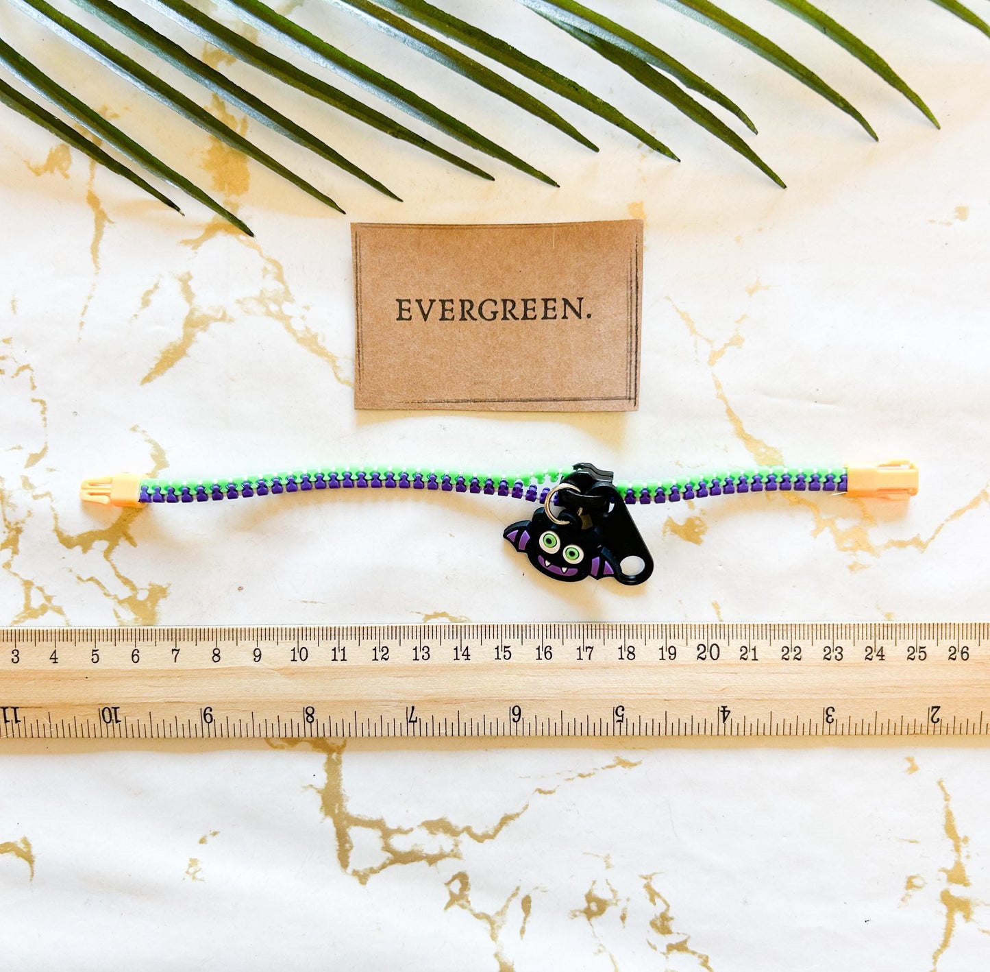 Spooky Halloween Zip Up / Fidget Bracelet Stress / Anxiety Relief - Ghost / Bat / Pumpkin