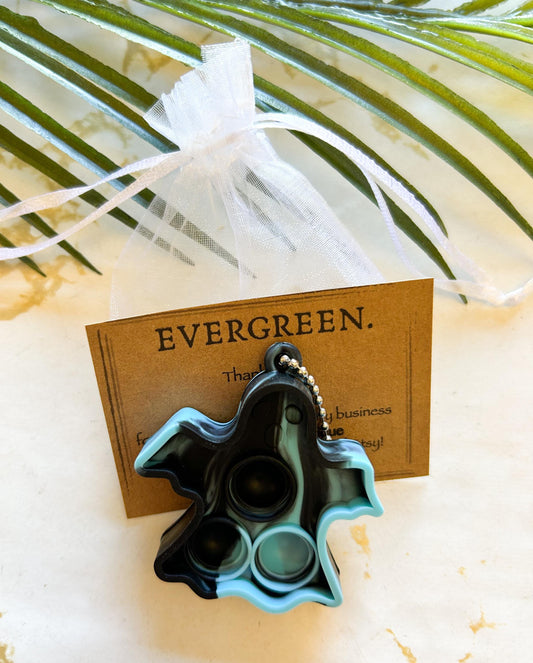 Halloween Fidget Popper Keychain Stress / Anxiety Relief - Monster / Cat / Ghost / Witch / Bat / Pumpkin / Skull