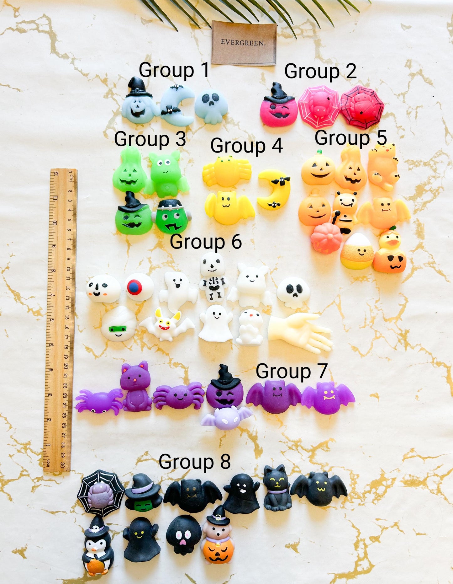 Halloween Squishy Fidget Stress / Anxiety Relief - Pumpkin / Monster / Bat / Spider / Witch / Cat / Moon / Monster / Skull