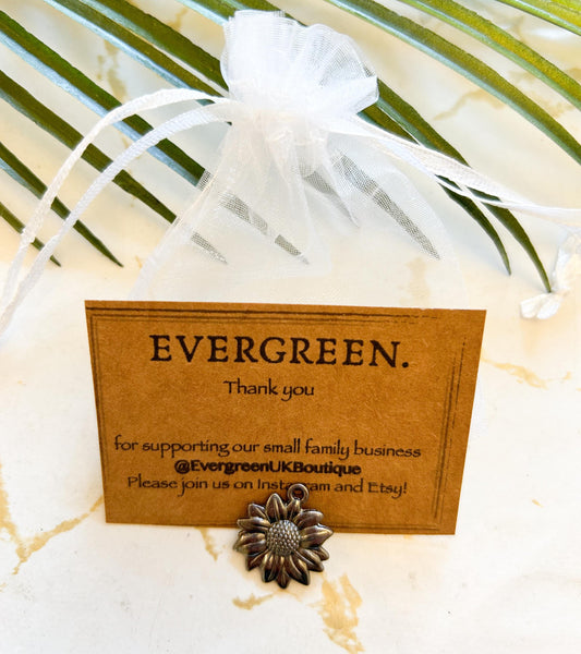 Sunflower / Flower / Floral Pendant / Charm - Variety Of Chains Available!