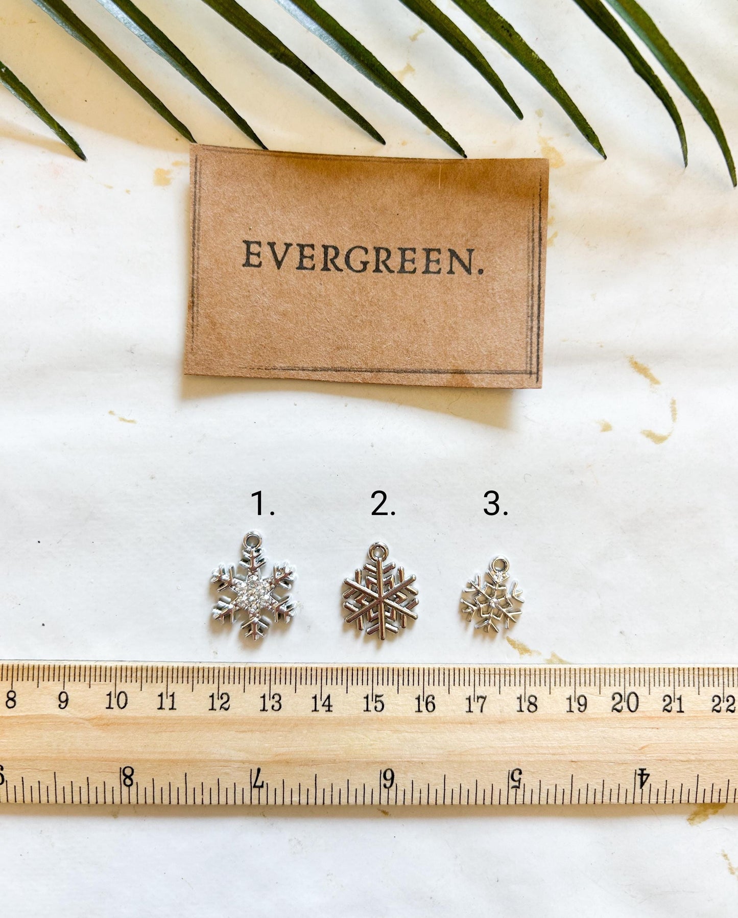 Snowflake Pendant / Charm - Variety Of Chains Available