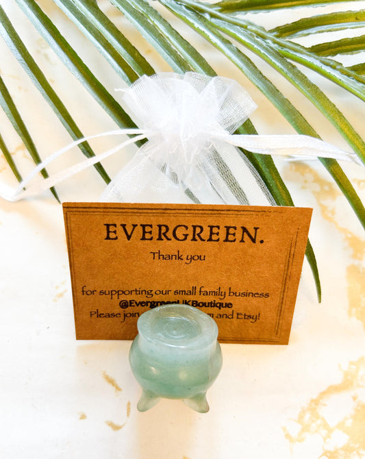 Crystal Cauldron Carving - Witch / Witchcraft / Spell / Magic / Halloween