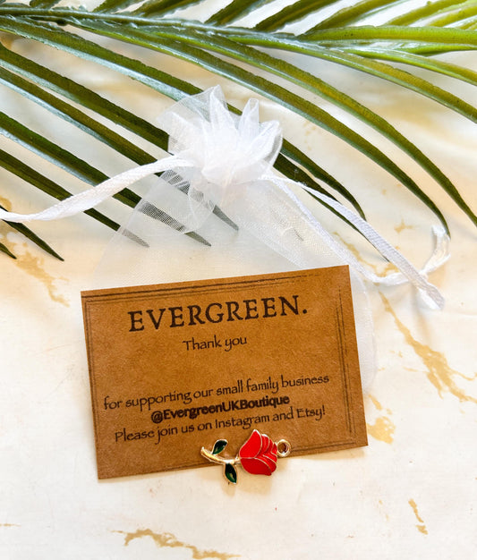 Rose Pendant / Charm - Variety Of Chains Available!