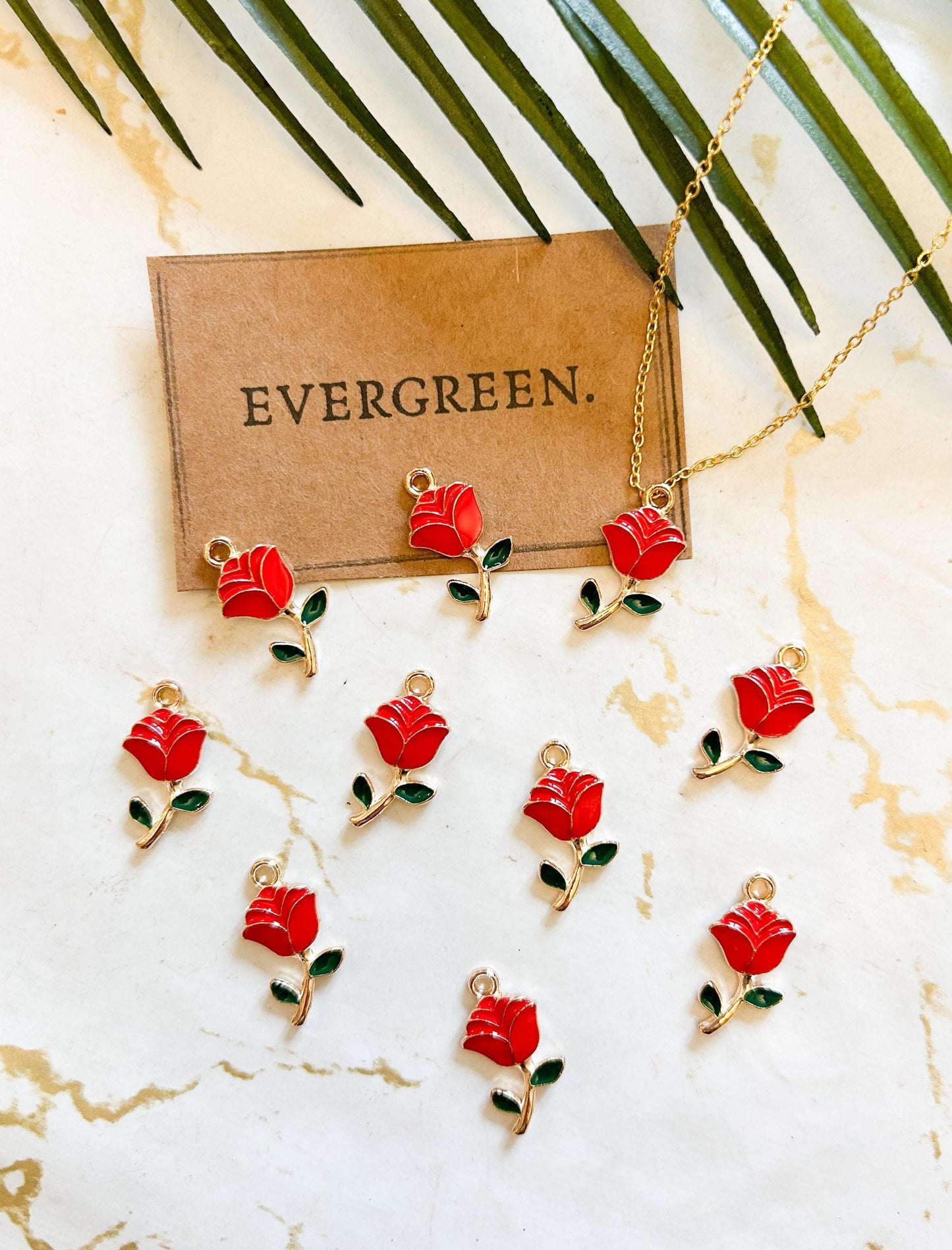 Rose Pendant / Charm - Variety Of Chains Available!