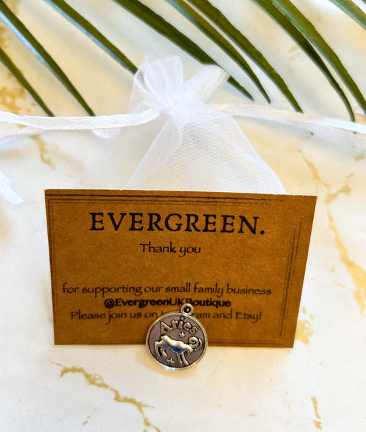 Zodiac / Star Sign Pendant - Scorpio, Libra, Pisces, Sagittarius, Gemini, Leo, Cancer, Aquarius, Virgo, Taurus, Aries