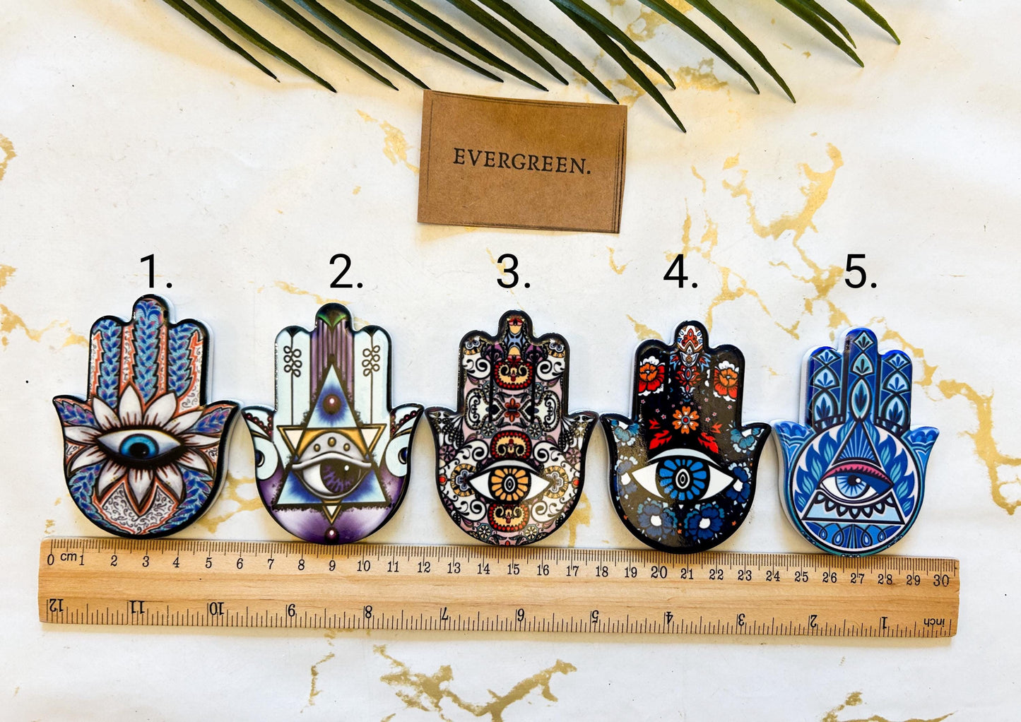 Hamsa Hand Ornate Magnet - Wide Variety Available!