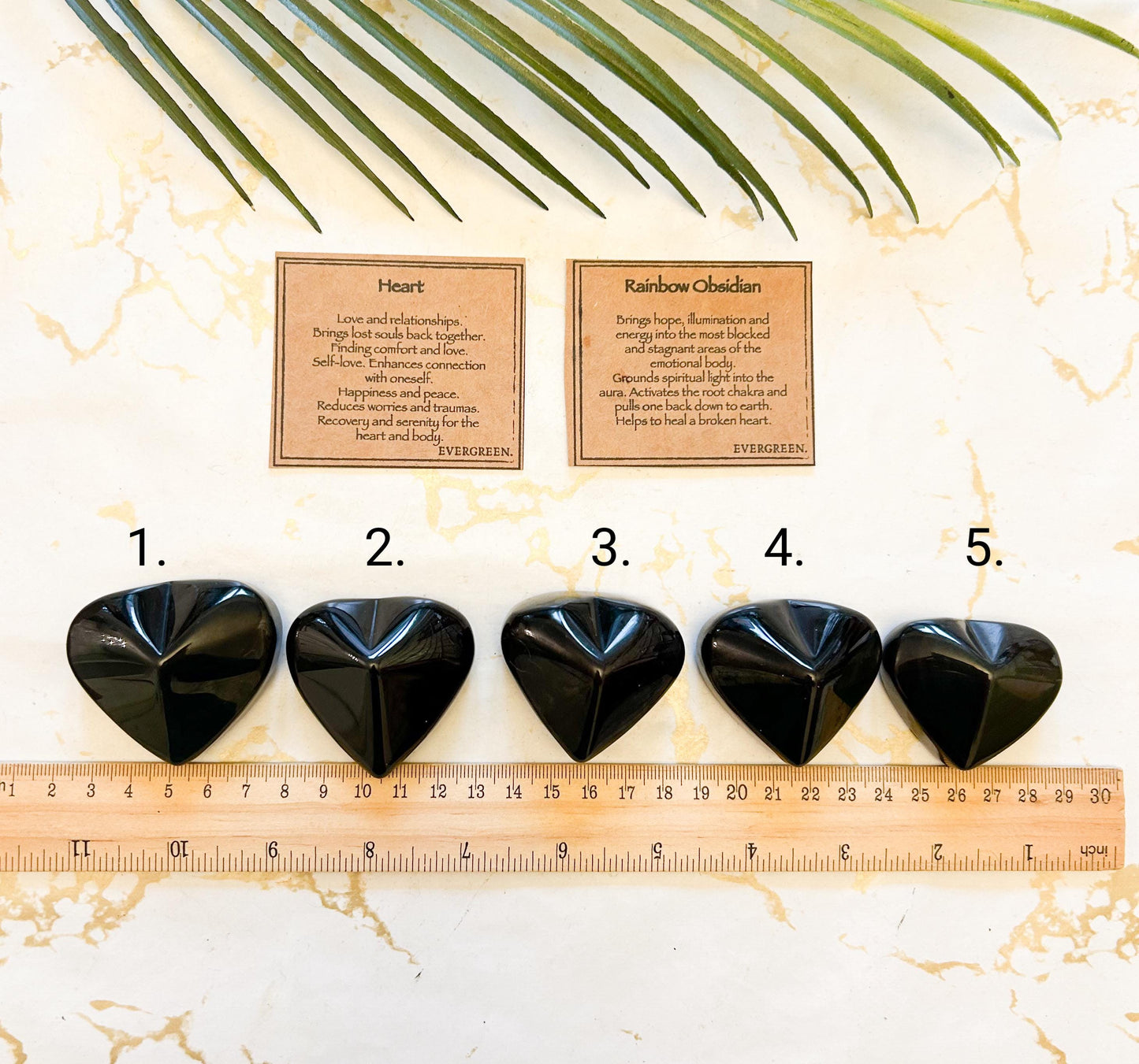 Rainbow Obsidian Crystal Heart Carving - Hope, Energy & Healing