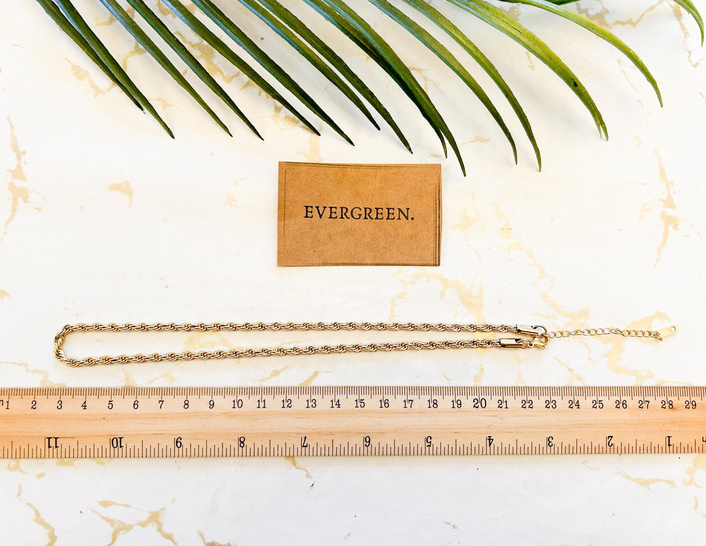 18K Gold Plated Stainless Steel Rope Twist Necklace / Bracelet