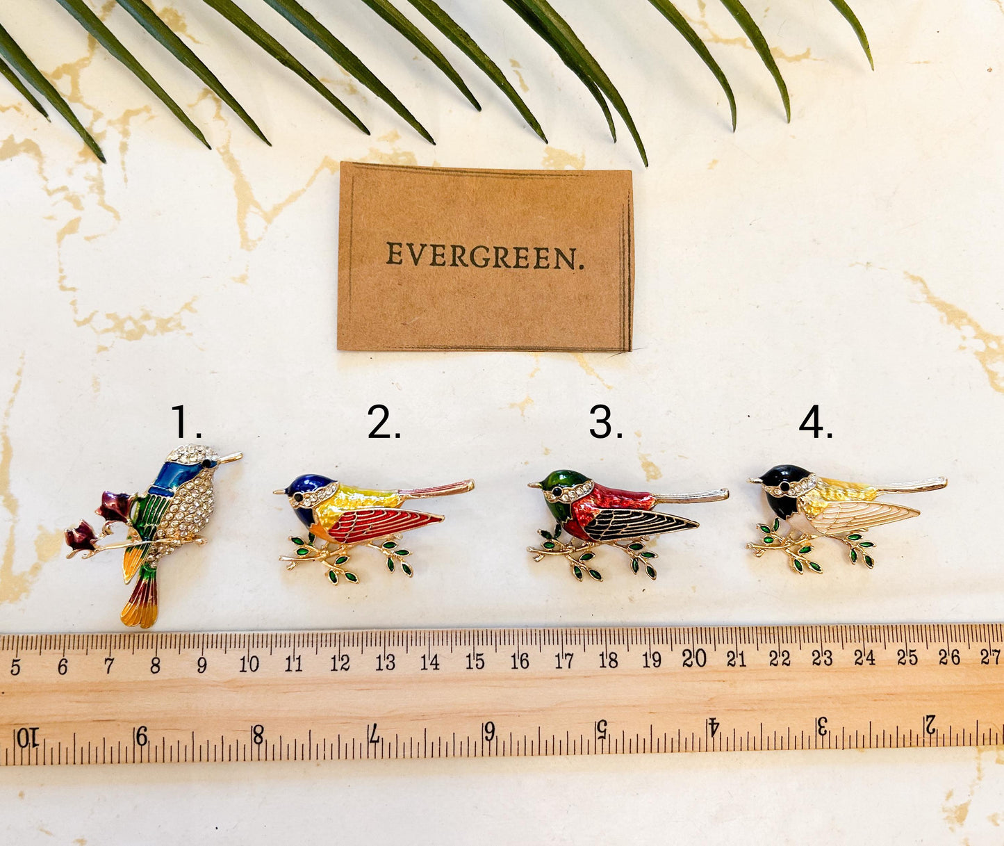 Enamel Rhinestone Bird Brooch - Wide Variety Available!