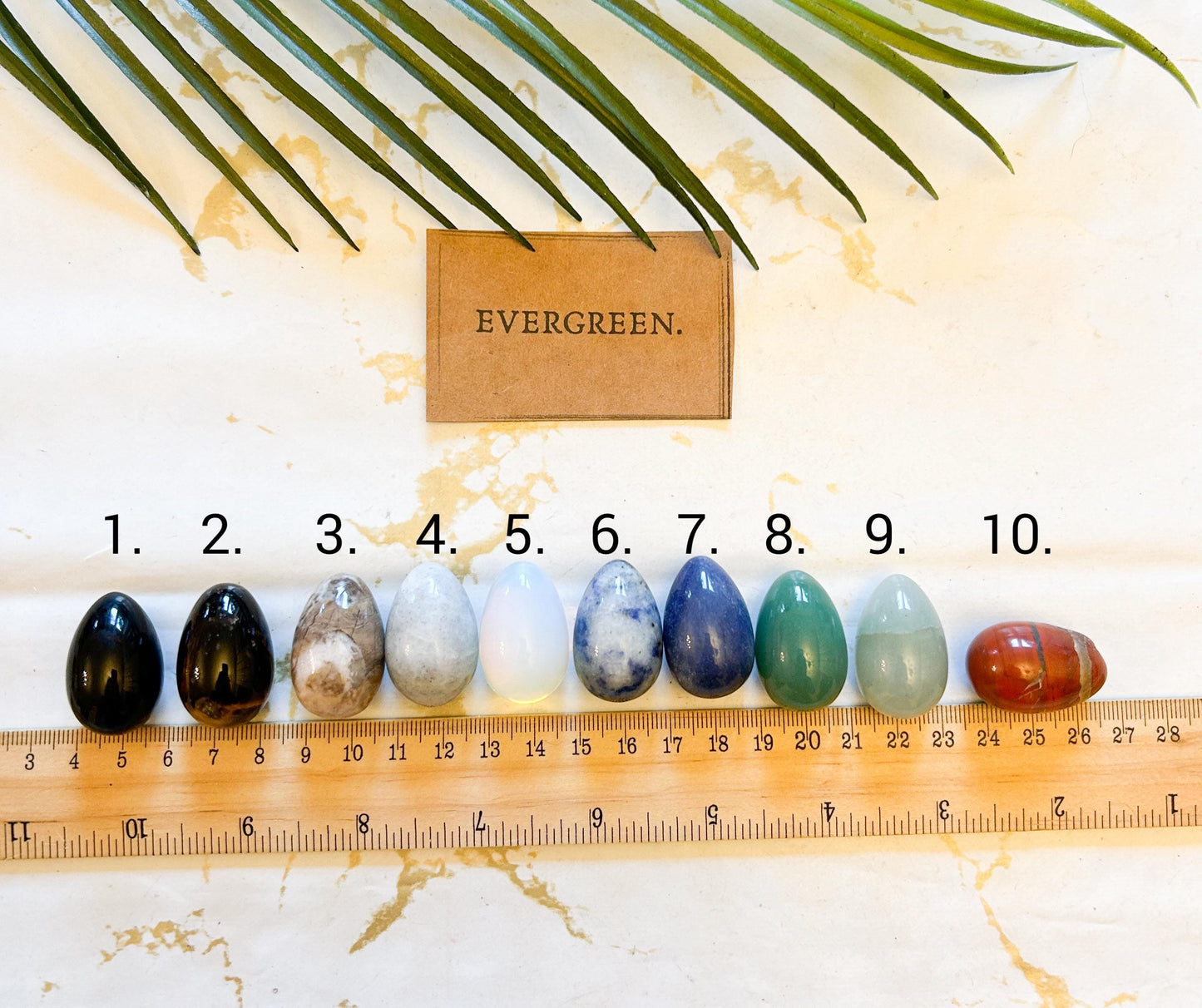 Crystal Yoni Egg 30mm x 20mm - Wide Variety Available!