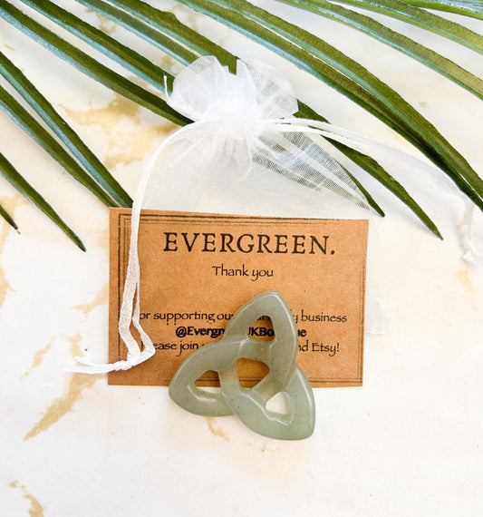 Celtic Knot Crystal Carving - Wide Variety Available!