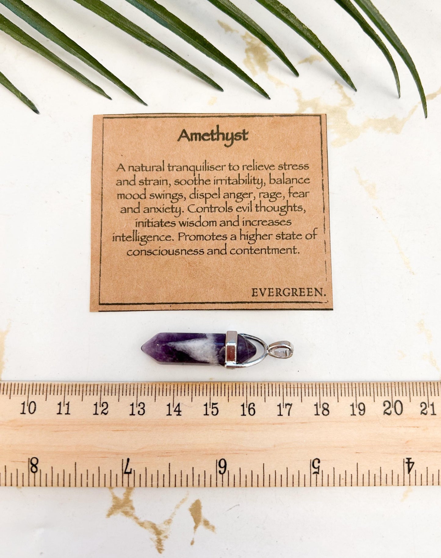 Amethyst Crystal Point Pendant Necklace - Variety Of Chains Available!