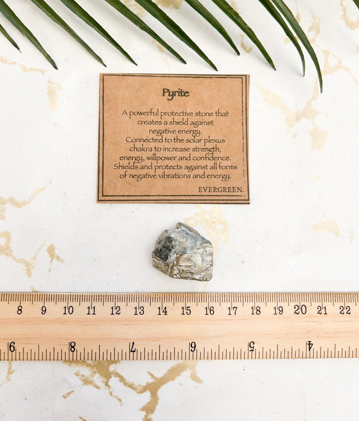 Raw / Rough Pyrite Crystal - Protection, Strength & Willpower
