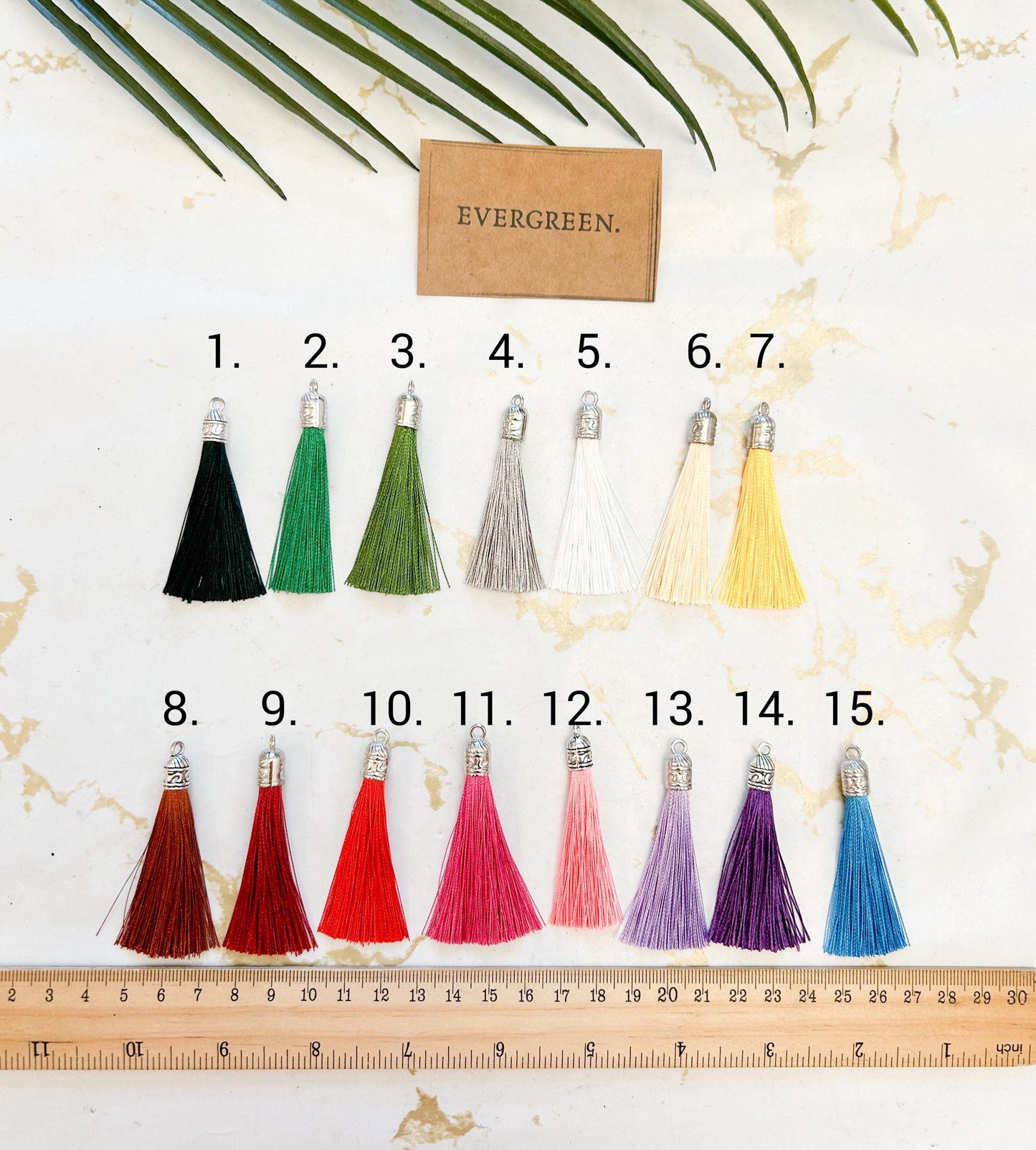 Coloured Tassels - Jewellery / Fashion / Keychain