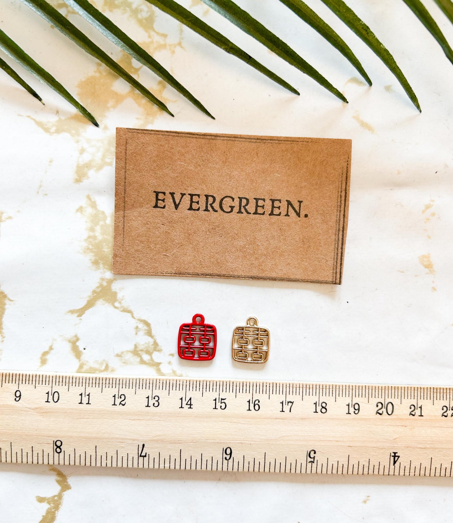 Double Happiness Pendant / Charm Red / Gold - Variety Of Chains Available!