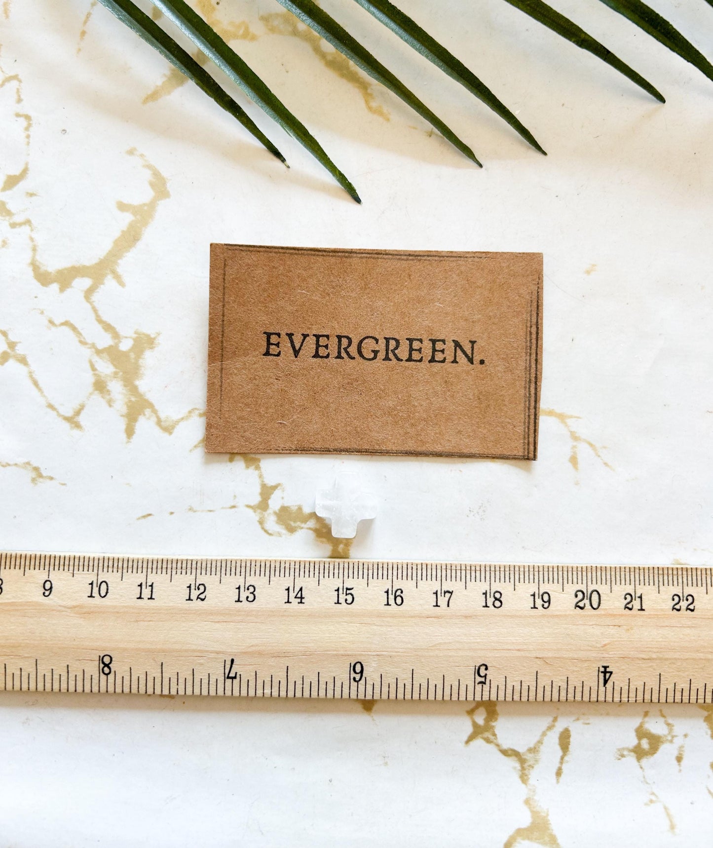 Quartz Crystal Drilled Cross Pendant / Spacer / Worry Stone