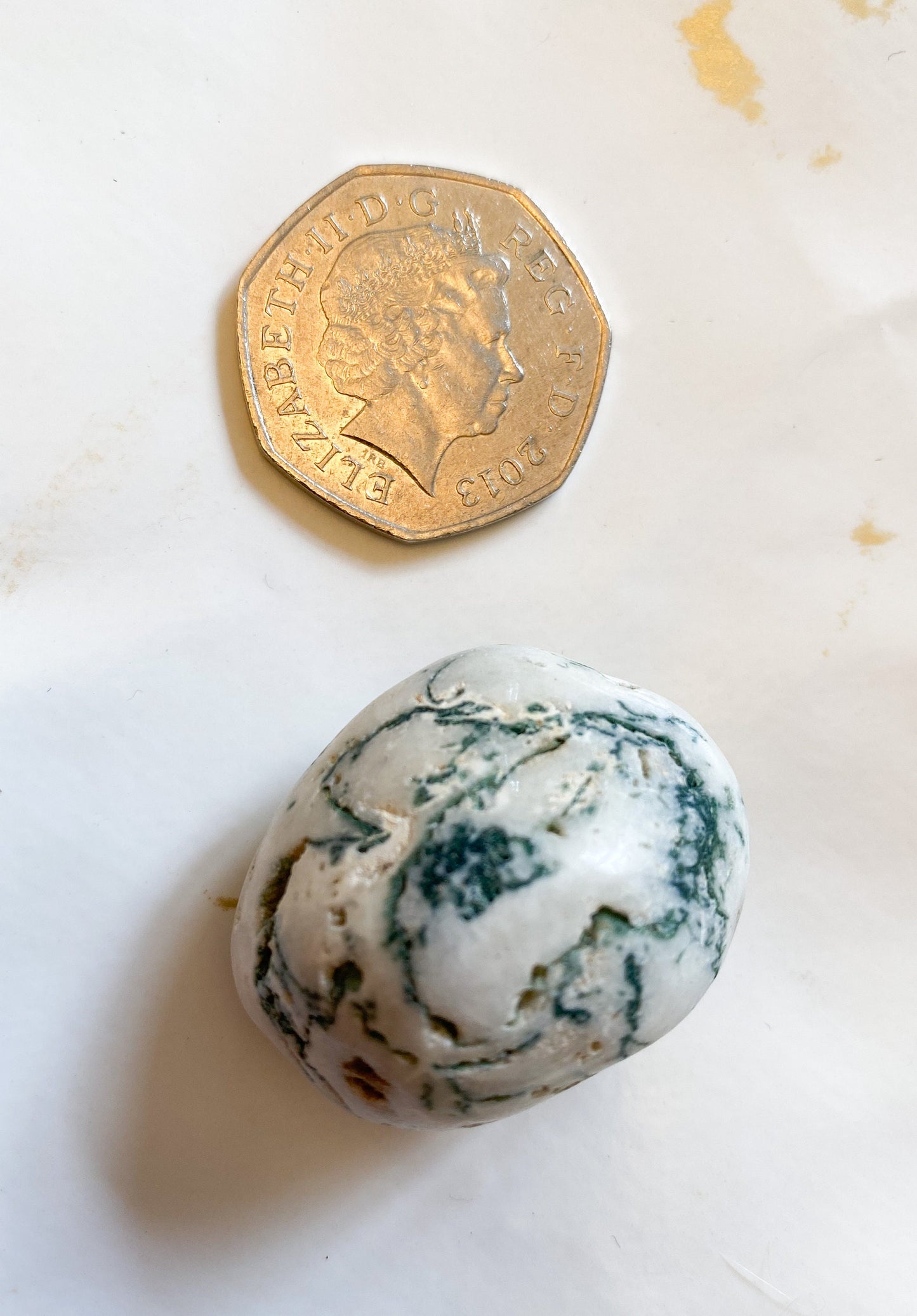 Tree Agate Crystal Tumbled Stone -Grounding, Energy, Protection