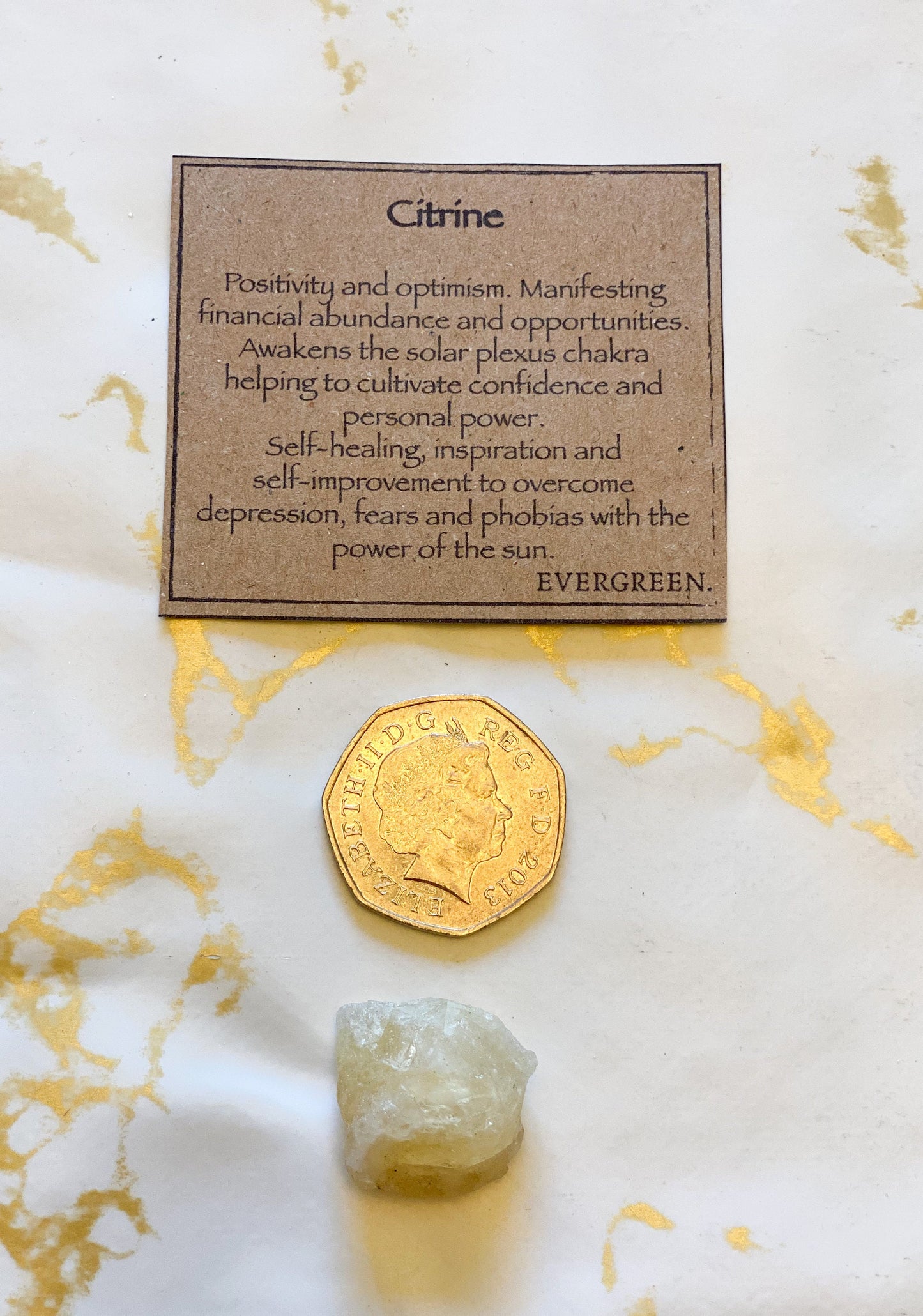 Citrine Raw Crystal / Rough - Positivity, Manifestation, Confidence