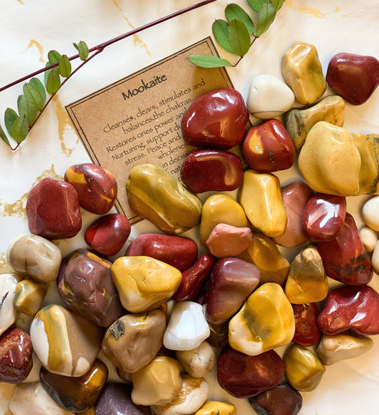 Mookaite Crystal Tumbled Stones - Balance, Stimulation & Clarity
