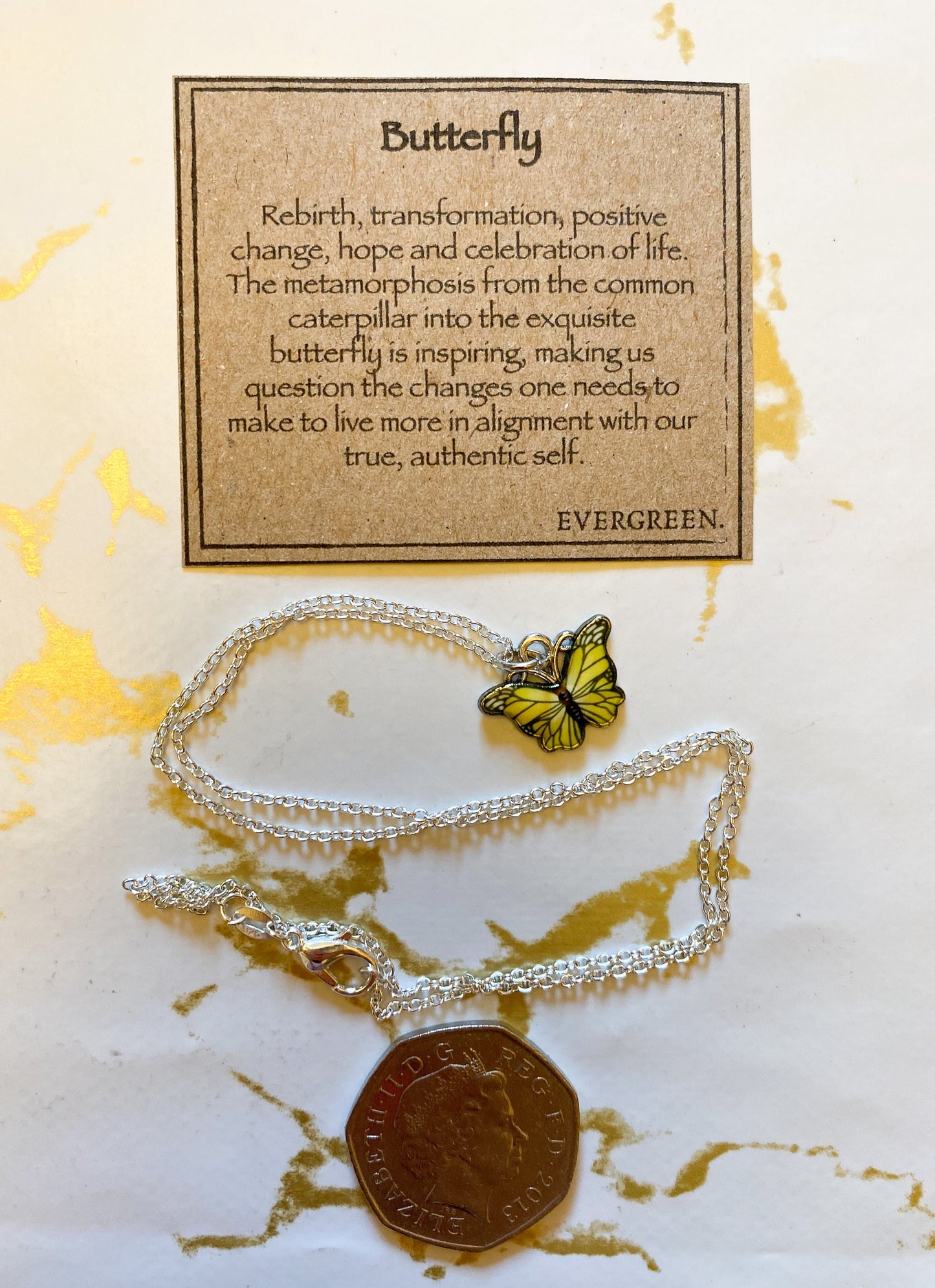Butterfly Pendant - Positive Change, Hope & Celebration