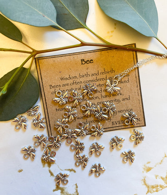 Bee Pendant - Wisdom, Rebirth & Dedication