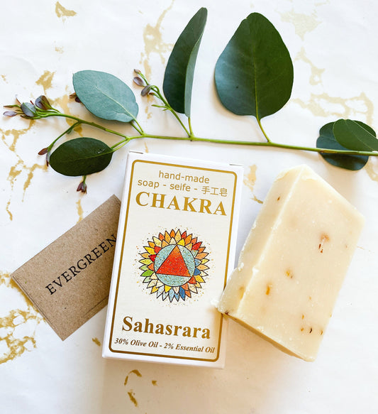 Set Of 7 Handmade Chakra Soaps - Whole Body Bathing & Showering