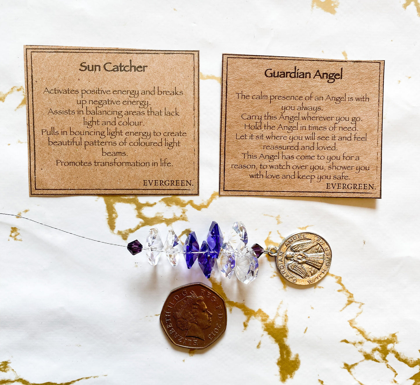 Guardian Angel Crystal Sun Catcher -