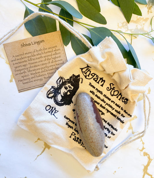 Shiva Lingam Stone - Wisdom, Knowledge & Vibrations
