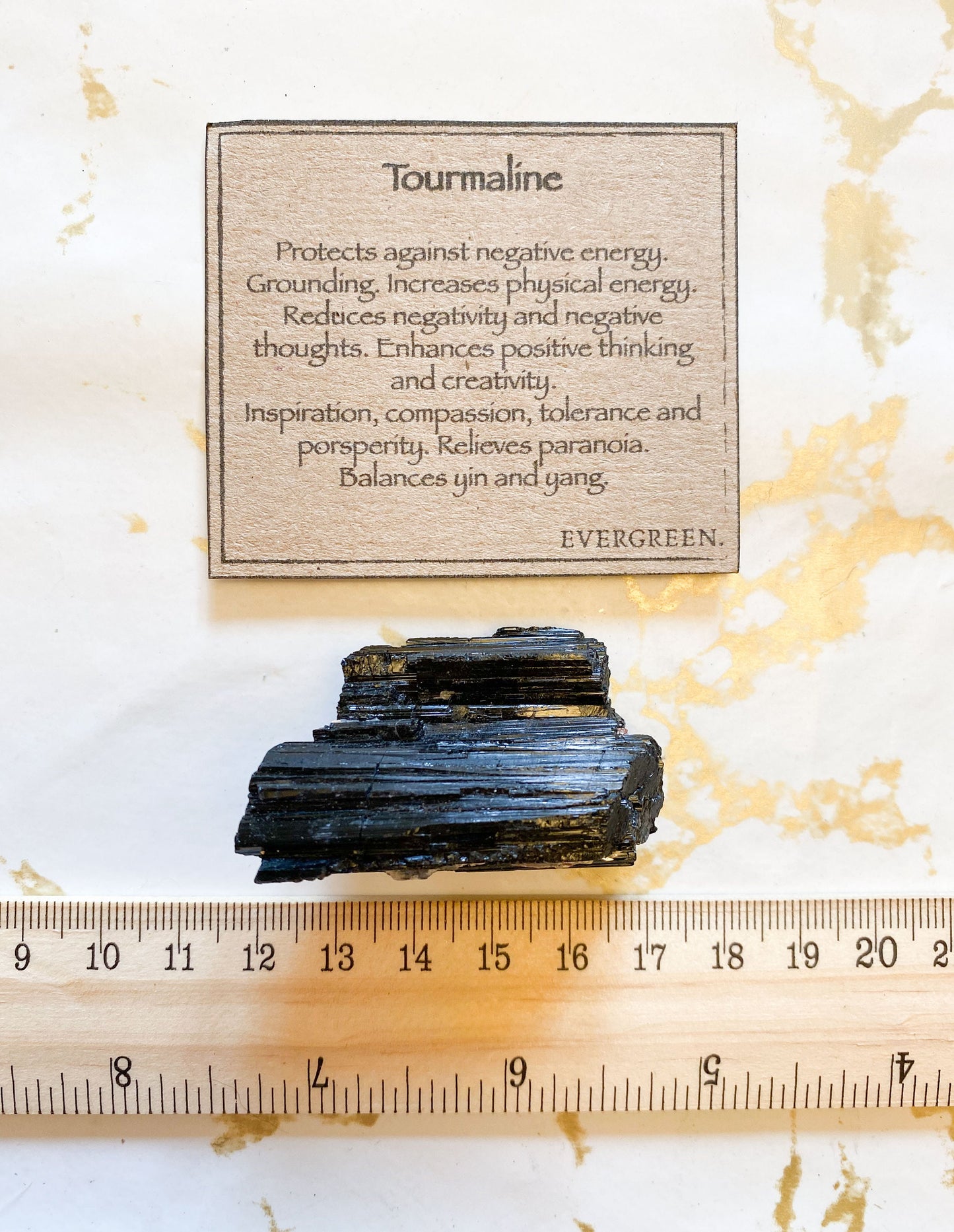 Raw / Rough Black Tourmaline - Grounding, Positivity & Inspiration