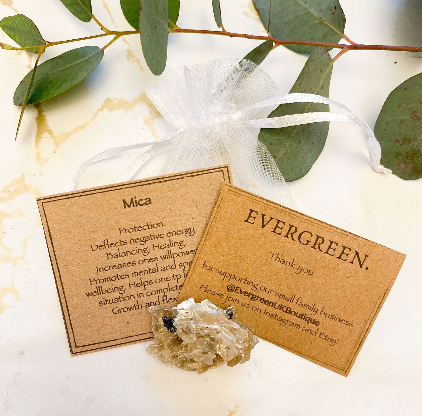 Raw/ Rough Mica Crystal - Protection, Balance & Healing
