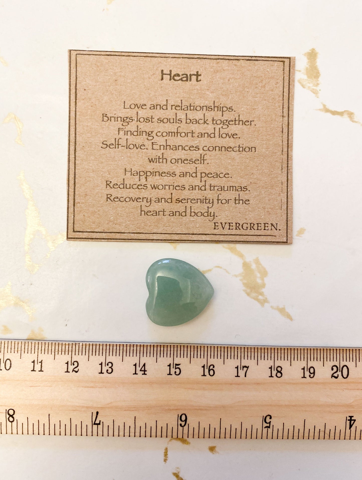 Beautiful Crystal Heart 20-25mm - Wide Variety Of Sizes & Crystal Types Available