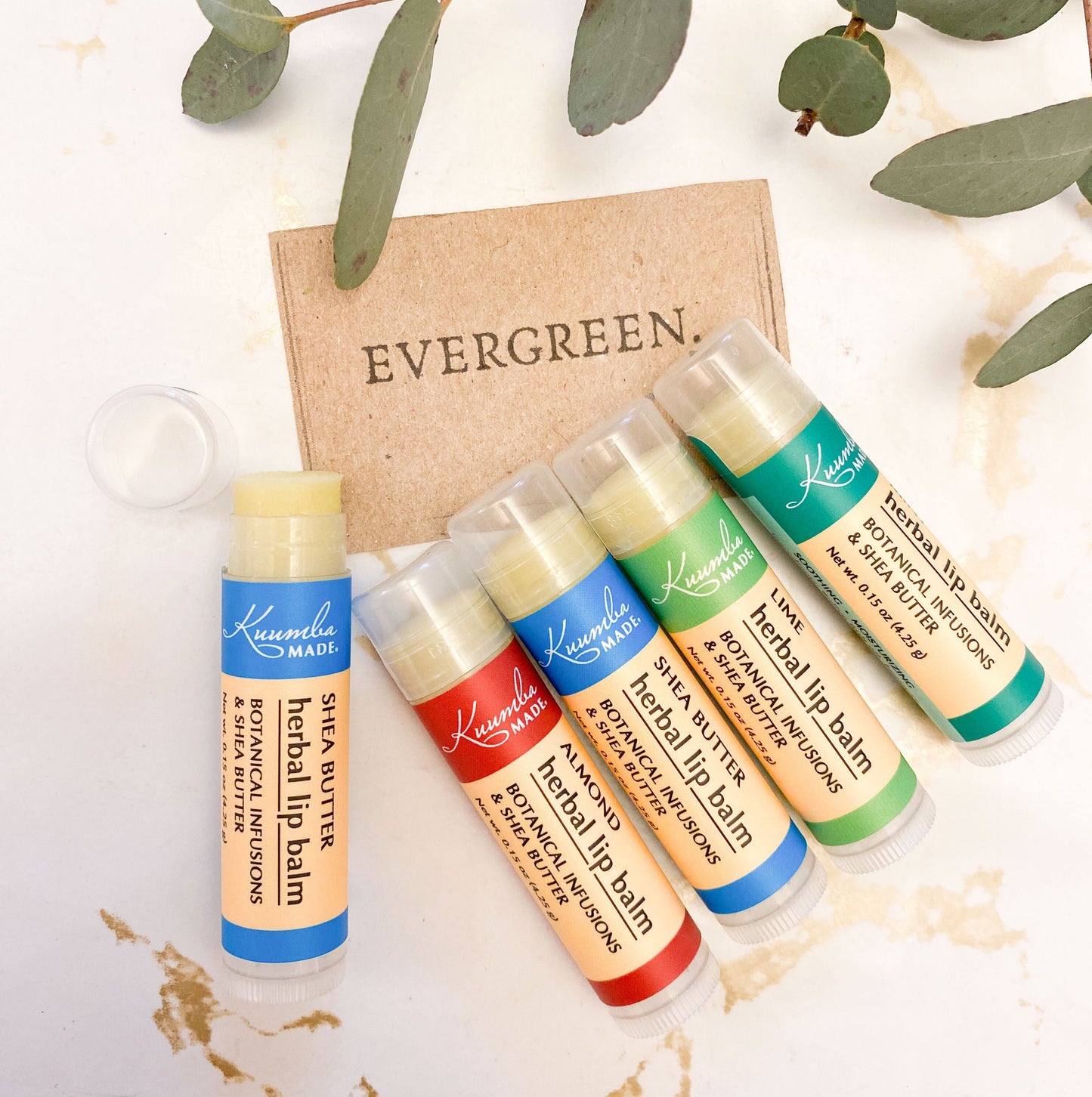Kuumba Hand Made Herbal Lip Balm - Range Of Flavours Available