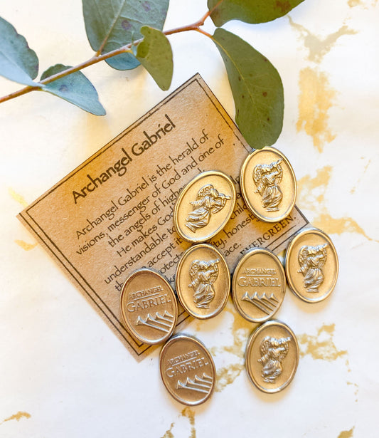 Beautiful Silver Archangel Token - Gabriel, Michael, Uriel & Raphael