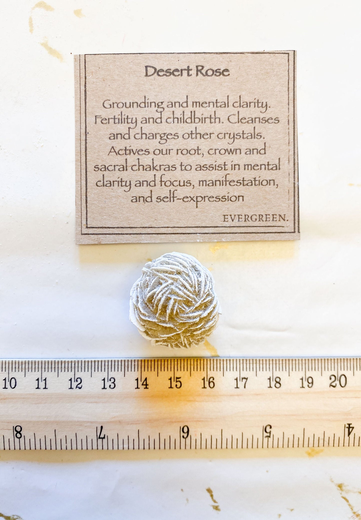 Desert Rose Raw Crystal - Clarity, Cleansing & Self-Expression