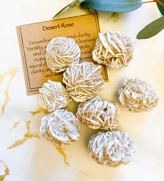 Desert Rose Raw Crystal - Clarity, Cleansing & Self-Expression