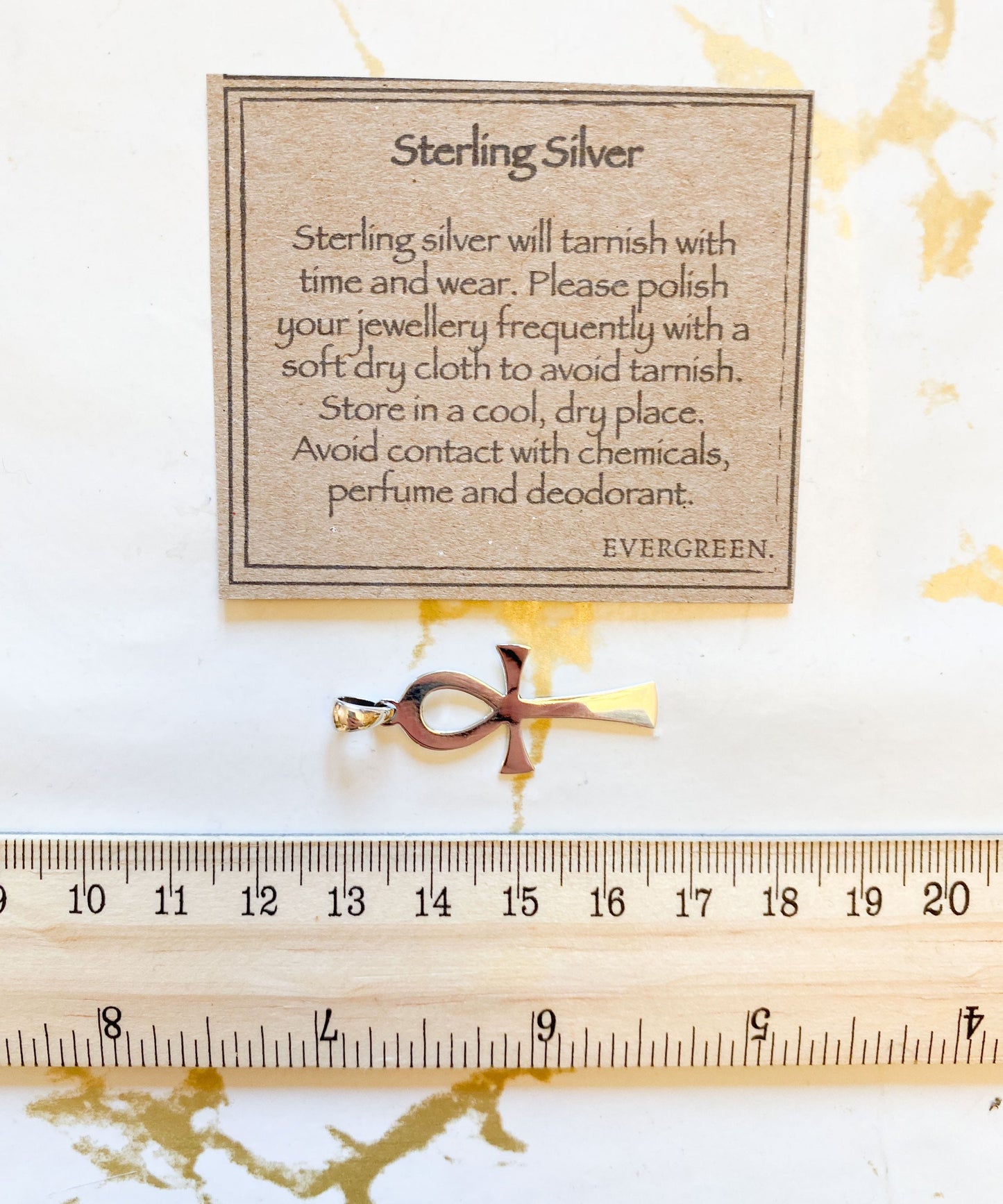 Stunning Sterling Silver Ankh Pendant