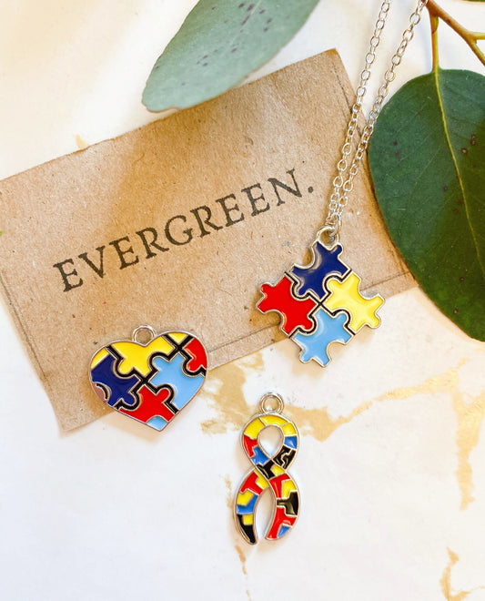 Autism Awareness Pendant - Variety Of Designs Available!