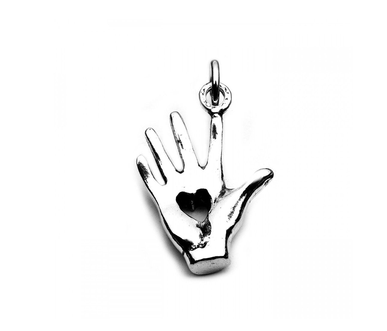 Sterling Silver Healing Hand Pendant