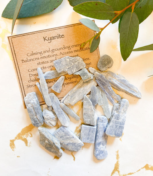Raw / Rough Kyanite Crystal - Grounding, Balance & Intuition