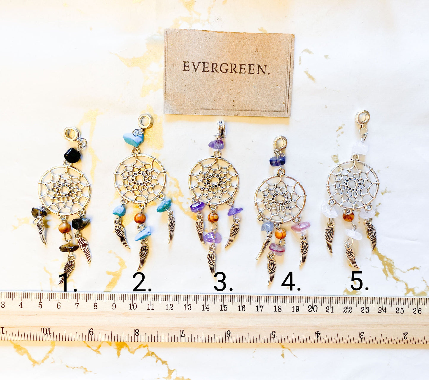 Crystal Dreamcatcher Pendant