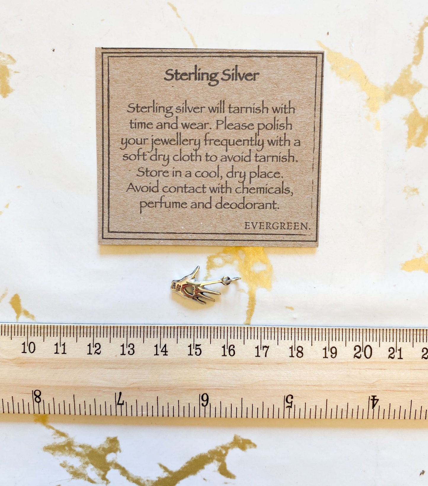 Sterling Silver Healing Hand Pendant