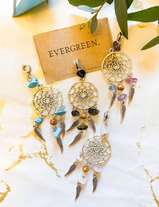 Crystal Dreamcatcher Pendant