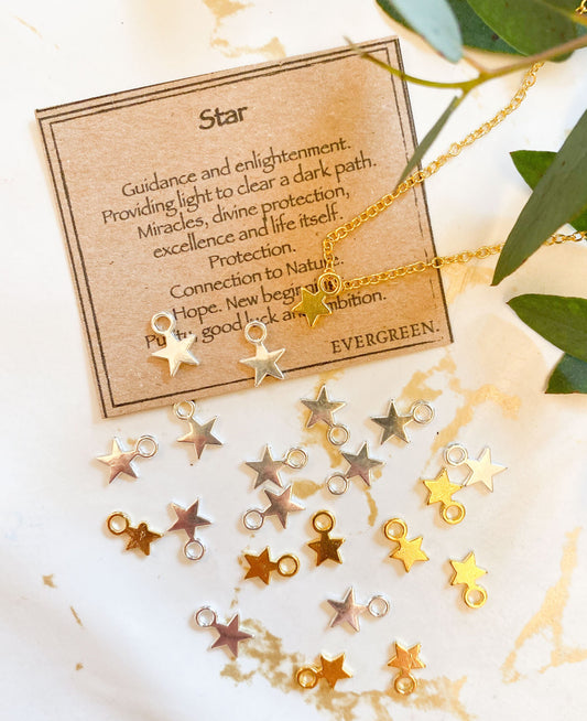 Star Pendant Gold / Silver - Guidance, Excellence & Enlightenment