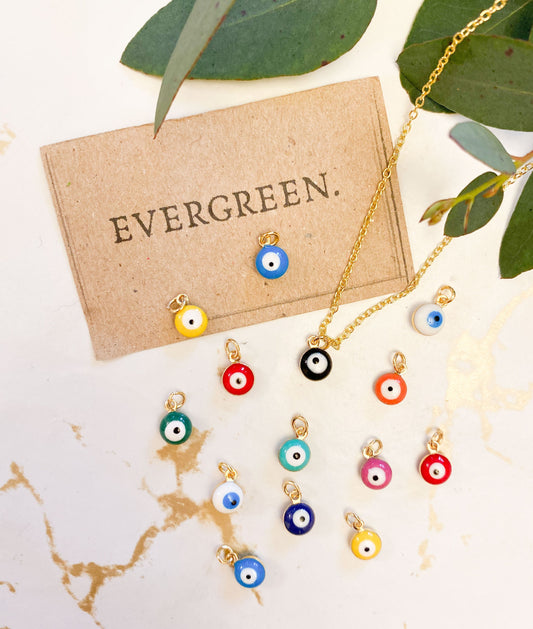 Evil Eye Pendant - Wide Variety Of Colours Available!