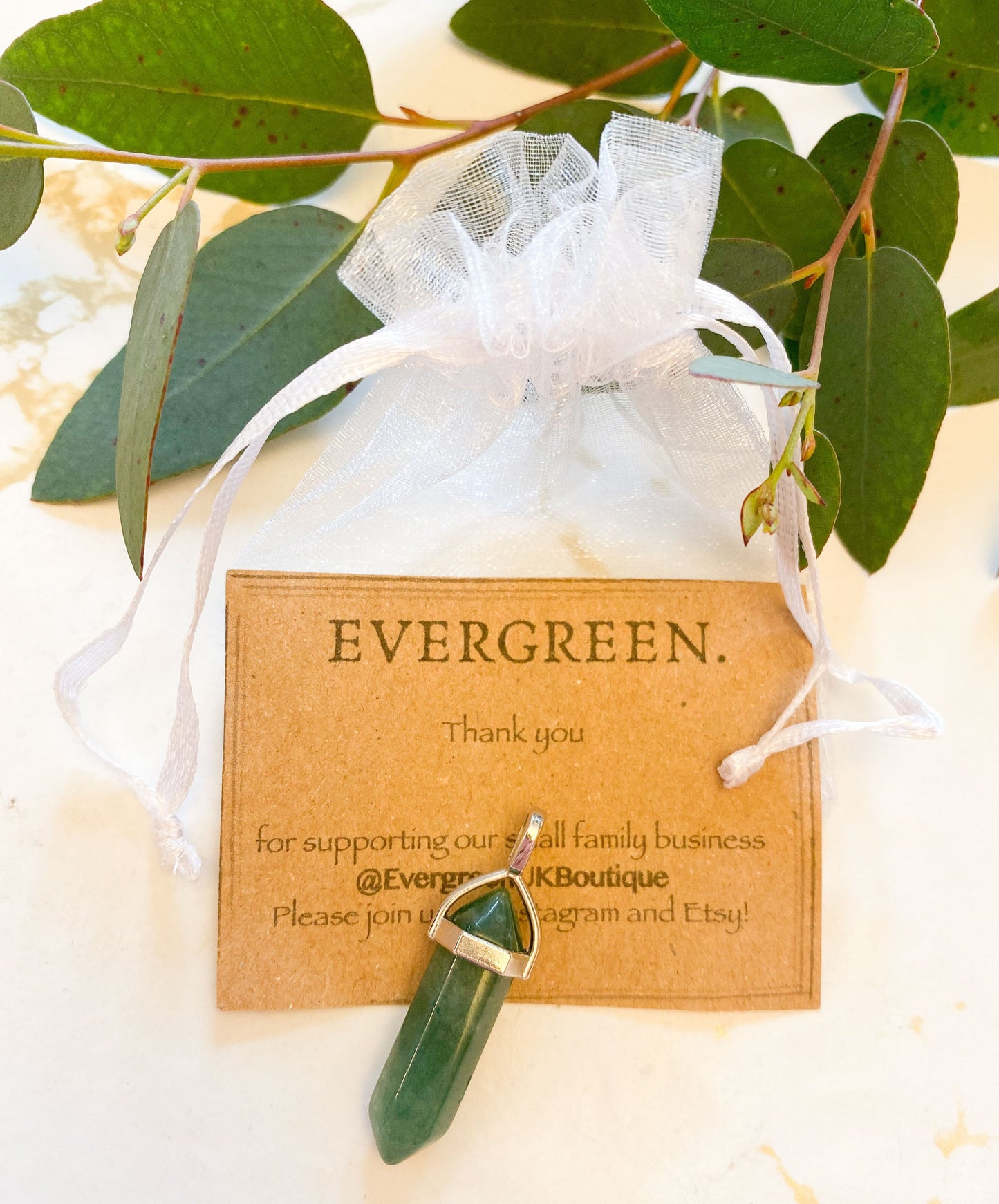 Crystal Point Pendant - Wide Variety Available!