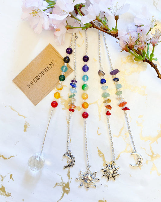 Chakra Crystal Suncatcher - Transformation, Positivity & Light
