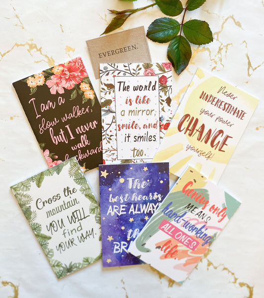 Motivational Quote Lined Pocket Notebook - Wide Variety Available!