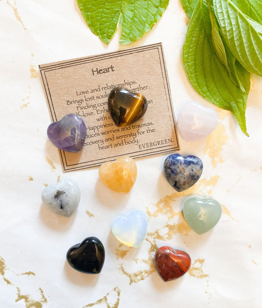 Crystal Heart 20mm - Wide Variety Available!