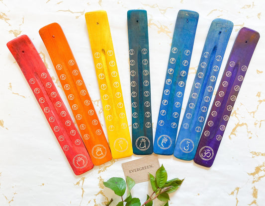 7 Chakra Incense Stick Holders - Sold Separately